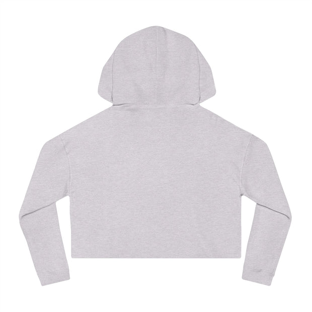 Soft Hustler Women’s Cropped Hooded Sweatshirt | Trendy and Comfortable Layering Piece Printify