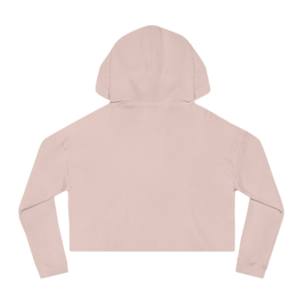 Soft Hustler Women’s Cropped Hooded Sweatshirt | Trendy and Comfortable Layering Piece Printify