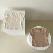 Soft Nuetral Tee + Matching Shorts Seperates Baby Vibes & Co.