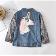 Girls Denim Jackets Fashion New Kids Outerwear Baby Girls Clothes Long Sleeve Denim Jacket For 2-10 Year Teens Girls Denim Coats BABY VIBES & CO.