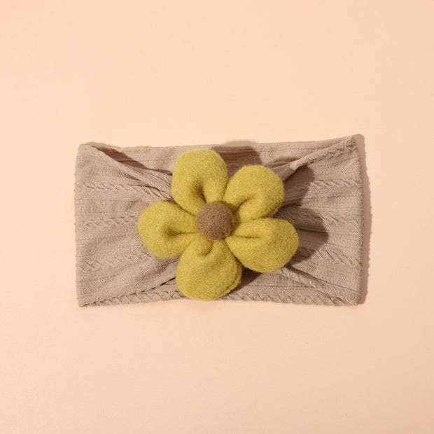 Flower Power Nylon Girls Headband Baby Vibes & Co.