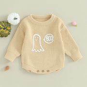 GHOSTY KNIT SWEATER ROMPER Baby Vibes & Co.