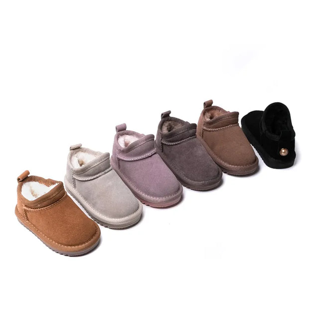 Toddler Ultra Short Suede Ugg Style Boots Baby Vibes & Co.