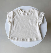 Soft Nuetral Tee + Matching Shorts Seperates Baby Vibes & Co.