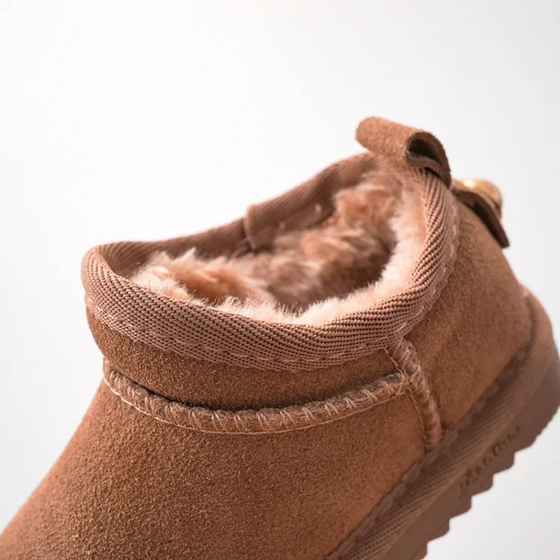 Toddler Ultra Short Suede Ugg Style Boots Baby Vibes & Co.