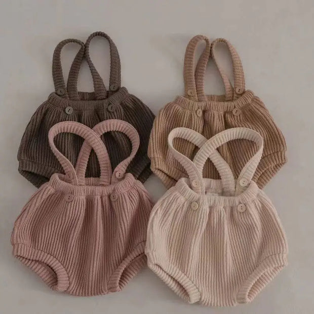 Retro Baby Suspender Onesie Baby Vibes & Co.