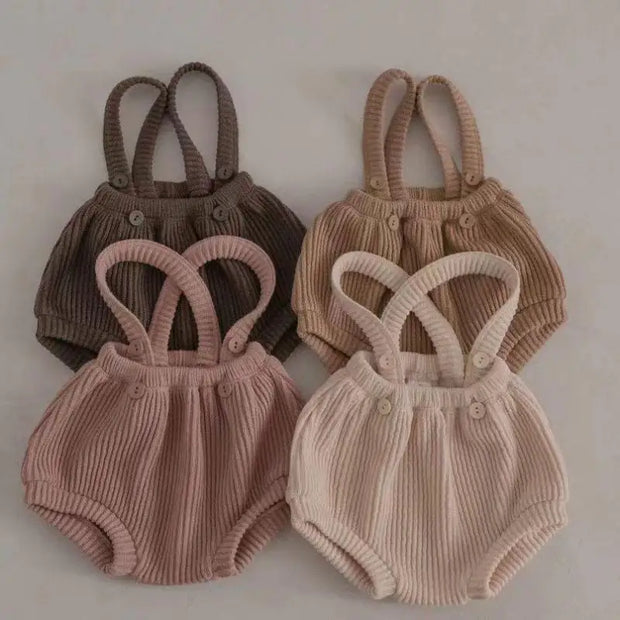 Retro Baby Suspender Onesie Baby Vibes & Co.