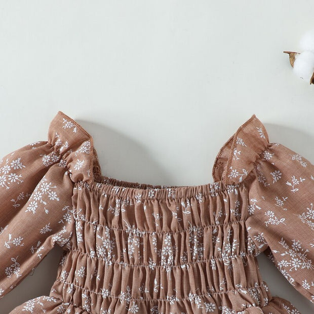 Boho Baby Girl Off The Shoulder Romper Baby Vibes & Co.