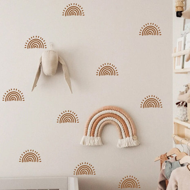 Bohemian Sun Wall Decals Baby Vibes & Co.