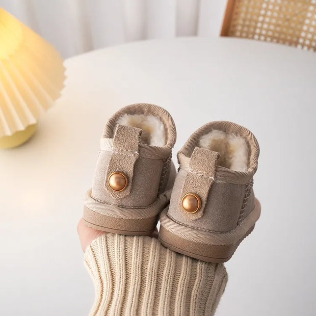 Toddler Ultra Short Suede Ugg Style Boots Baby Vibes & Co.