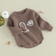 GHOSTY KNIT SWEATER ROMPER Baby Vibes & Co.