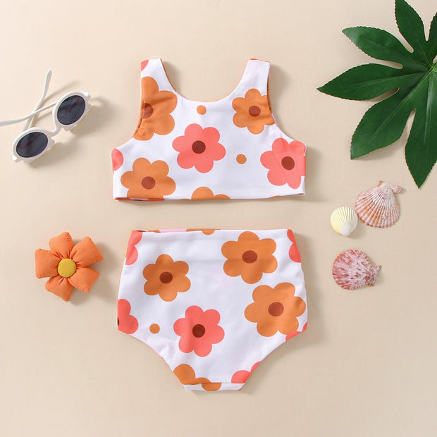 High-Waisted Baby Bikini For Girls Baby Vibes & Co.