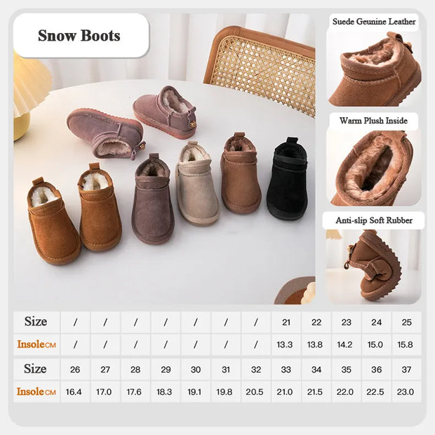 Toddler Ultra Short Suede Ugg Style Boots Baby Vibes & Co.