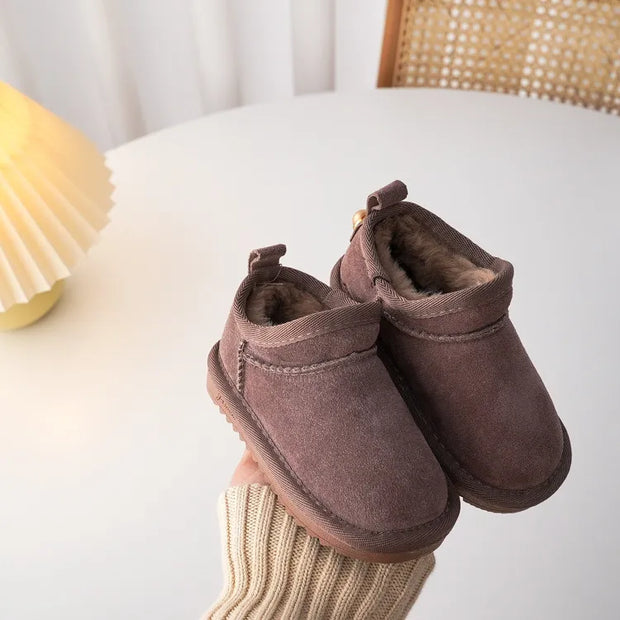 Toddler Ultra Short Suede Ugg Style Boots Baby Vibes & Co.
