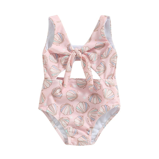 Baby Girls BowTie One-Piece Swimsuit Baby Vibes & Co.