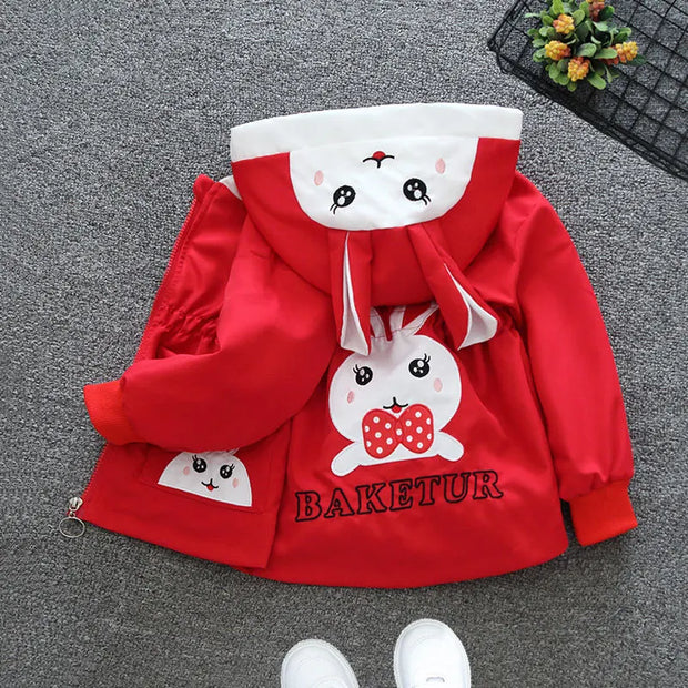 Girls Denim Jackets Fashion New Kids Outerwear Baby Girls Clothes Long Sleeve Denim Jacket For 2-10 Year Teens Girls Denim Coats BABY VIBES & CO.