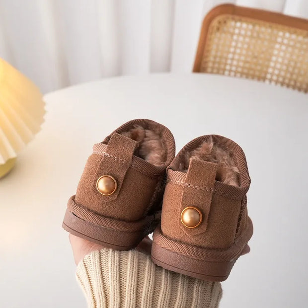 Toddler Ultra Short Suede Ugg Style Boots Baby Vibes & Co.