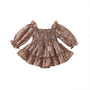 Boho Baby Girl Off The Shoulder Romper Baby Vibes & Co.