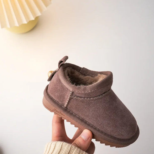 Toddler Ultra Short Suede Ugg Style Boots Baby Vibes & Co.