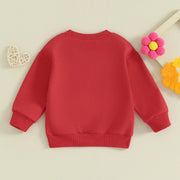 Sweetheart Long Sleeve Baby Girls Crewneck BABY VIBES & CO.