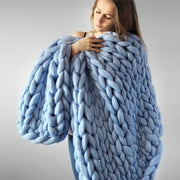 Handmade Braided Knit Blanket BABY VIBES & CO.
