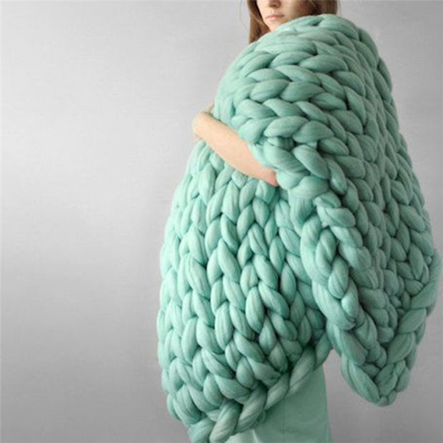 Handmade Braided Knit Blanket BABY VIBES & CO.