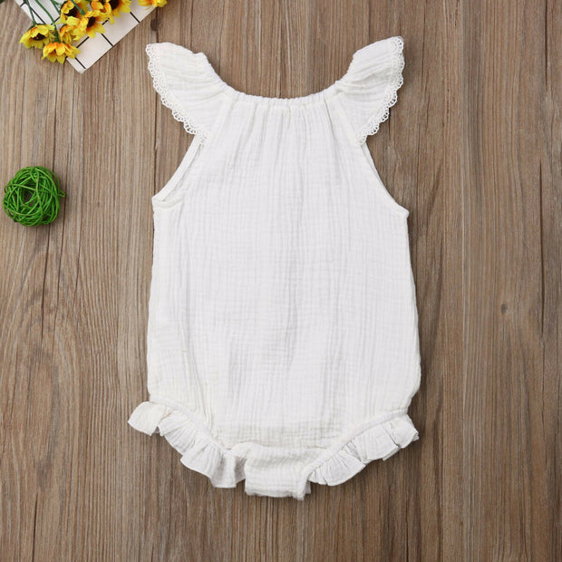 Chic Baby Girl Romper - BABY VIBES & CO.
