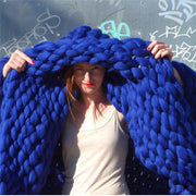 Handmade Braided Knit Blanket BABY VIBES & CO.