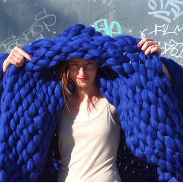 Handmade Braided Knit Blanket BABY VIBES & CO.