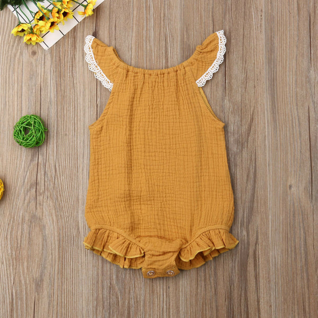 Chic Baby Girl Romper - BABY VIBES & CO.