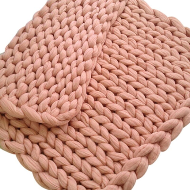 Handmade Braided Knit Blanket BABY VIBES & CO.