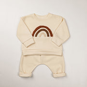 Europe Baby Cotton Kintting Clothing Sets Kids Boys Girls Spring Clothes Loose Tracksuit Pullovers Tops+Pants 2PCS Outfits BABY VIBES & CO.