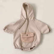 Kangaroo Hooded Romper 0-3T BABY VIBES & CO.