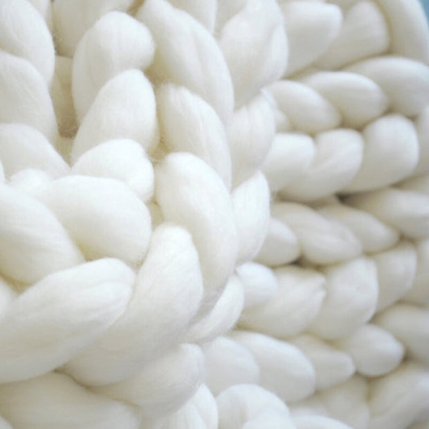 Handmade Braided Knit Blanket BABY VIBES & CO.