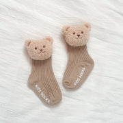 0-3T Soft Cotton Bear Socks BABY VIBES & CO.