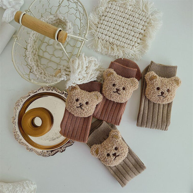 1-12T Bear Knee High Socks BABY VIBES & CO.