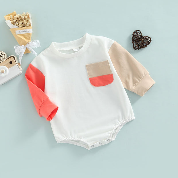 Tope & Tiereney Tri Colored Romper Baby Vibes & Co.