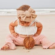 EYELER OVERSIZED TOP KNOT BOW WRAP Baby Vibes & Co.