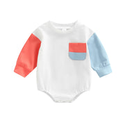 Tope & Tiereney Tri Colored Romper Baby Vibes & Co.