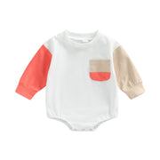 Tope & Tiereney Tri Colored Romper Baby Vibes & Co.