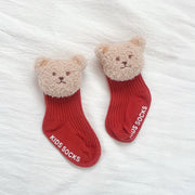 0-3T Soft Cotton Bear Socks BABY VIBES & CO.