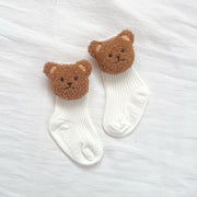 0-3T Soft Cotton Bear Socks BABY VIBES & CO.