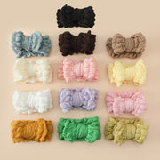 0-4T Baby Girls Oversized Puff Bow-Band BABY VIBES & CO.