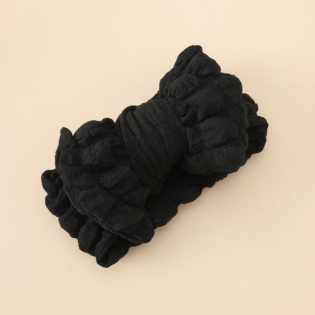 0-4T Baby Girls Oversized Puff Bow-Band BABY VIBES & CO.