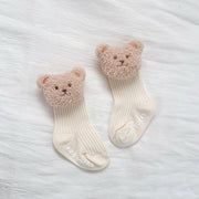 0-3T Soft Cotton Bear Socks BABY VIBES & CO.