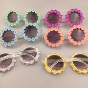 iboode Kids Sunglasses Oval Flower Fashion Children Sunglasses Girls Baby Shades Glasses UV400 Outdoor Sun Protection Eyewear BABY VIBES & CO.