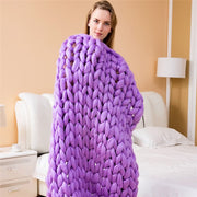 Handmade Braided Knit Blanket BABY VIBES & CO.