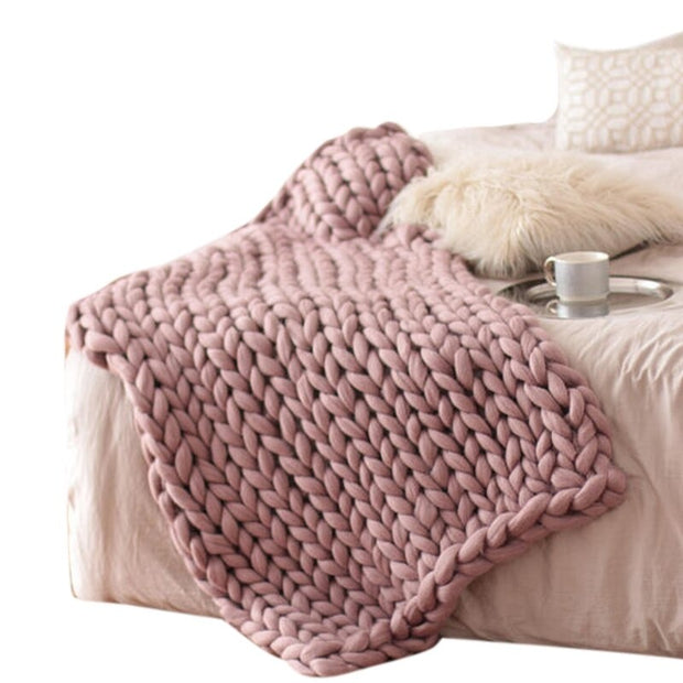 Handmade Braided Knit Blanket BABY VIBES & CO.