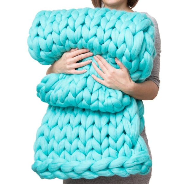 Handmade Braided Knit Blanket BABY VIBES & CO.