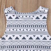 Aztec Print Sleeveless Jumpsuit BABY VIBES & CO.